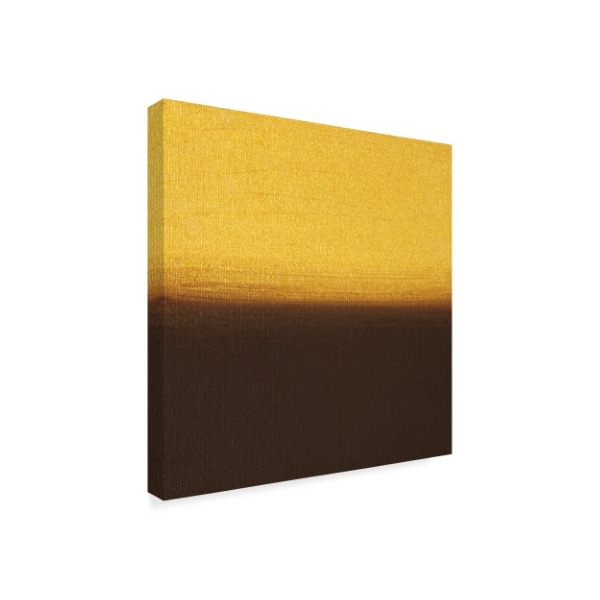 Hilary Winfield 'Sunsets Yellow Brown' Canvas Art,14x14